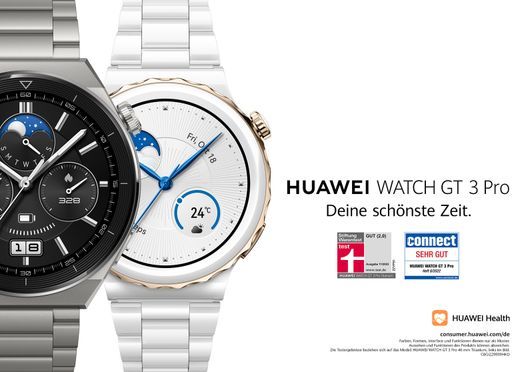 Jahre Huawei 3 GT3 Smartwatch Herstellergarantie 46mm cm/1,43 (3,63 Zoll), Watch Pro