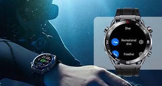 Herzfrequenz (3,81 Ultimate Smartwatch Proprietär), Zoll, Huawei cm/1,5 - Schlafüberwachung Watch