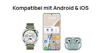 Kompatibel mit Android- und iOS-Geräten