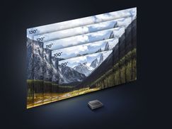 90''-130'' Projektionsgröße