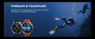 Freitauch- und Gerätetauchmodi