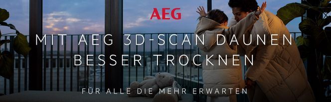 AEG Wärmepumpentrockner T9DE79685, 8 kg, 3D Scan - Trocknet nachhaltiger