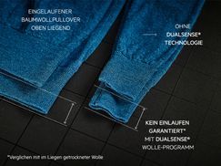 DualSense® Wolle: Wolle ohne Einlaufen waschen und trocknen
