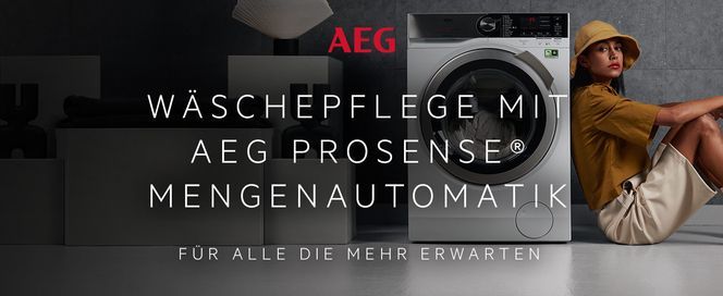 AEG LAVAMAT L69682VFL Waschmaschine FL/A+++ 190 kWh/Jahr 1600 UpM 9999 L/Jahr/AquaControl/Tür silber/weiß 8 kg 