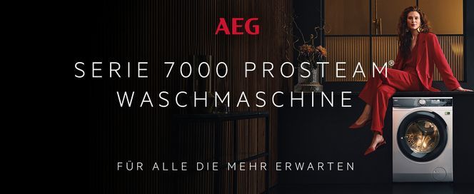AEG Waschmaschine LR7A70690, 9 kg, 1600 U/min, ProSteam - Dampf-Programm  für 96 % weniger Wasserverbrauch | Frontlader