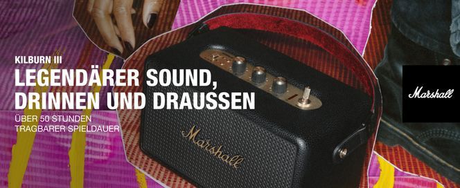 Marshall Kilburn III Black & Brass