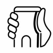 Ergonomisch geformter, komfortabler Soft-Griff