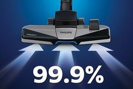 99,9 % Staubaufnahme