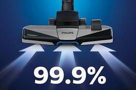 99,9 % Staubaufnahme