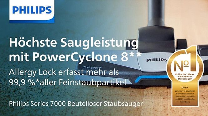 Philips PowerPro Expert FC9741/09 Beutelloser Staubsauger