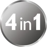 Einzigartiges 4-in-1-Design