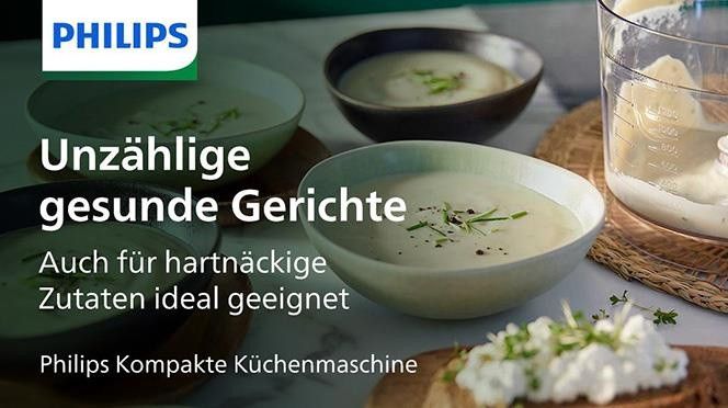 Philips Viva Collection 800 W, 29 Funktionen, Kompakte Küchenmaschine