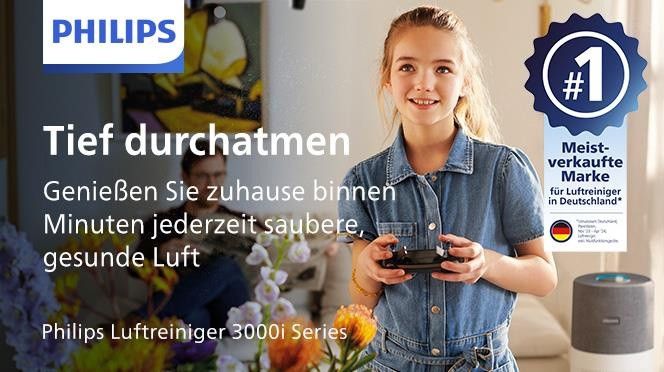 Philips 3000i Series AC3033/10 Luftreiniger für sehr große Räume