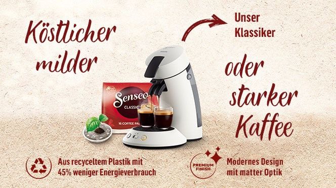 Senseo Original Plus CSA210/10 Kaffeepadmaschine