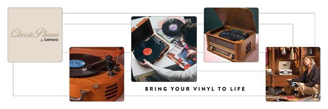 Classic Phono TT-110BKRD