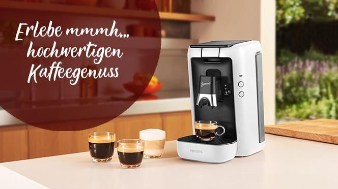 Philips Senseo Kaffeepadmaschine Maestro CSA260/10, aus 80% recyceltem  Plastik, +3 Kaffeespezialitäten, Memo-Funktion, inkl. Gratis-Zugaben im  Wert von € 14,- UVP