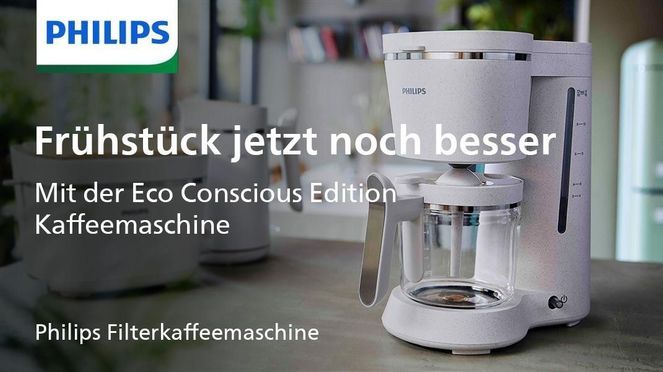 Philips Eco Conscious Edition HD5120/00 Filterkaffeemaschine, 1,2 l