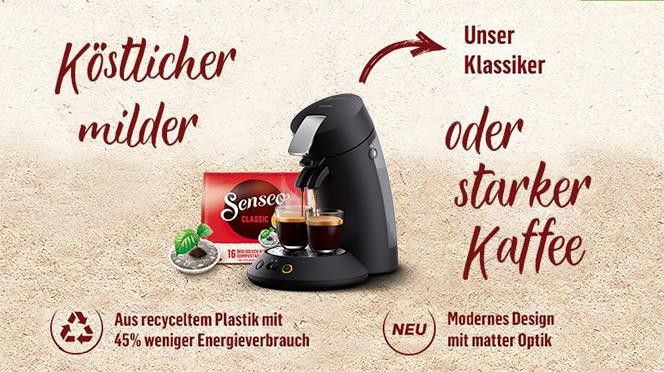 Plus Senseo Kaffeepadmaschine Philips Original Senseo CSA220/69
