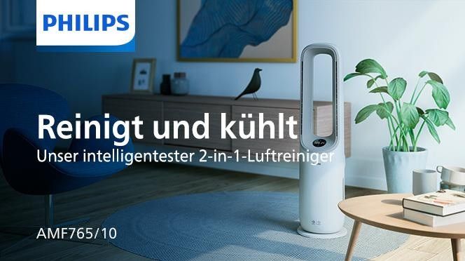Philips Air Performer 7000 series AMF765/10 2-in-1 Air Purifier with Cooling Function
