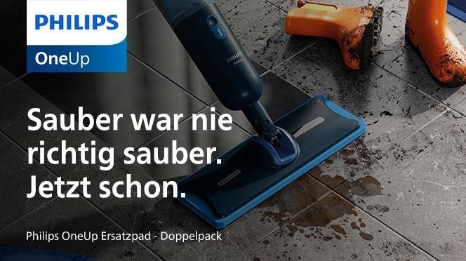 Philips OneUp Ersatzpad - Doppelpack
