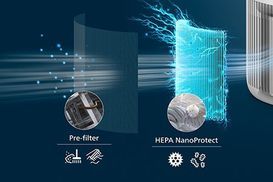 2-layer HEPA filter system