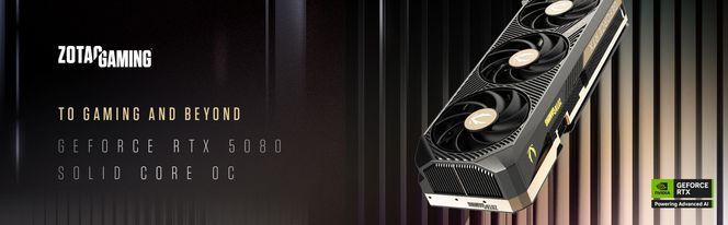 ZOTAC GAMING GeForce RTX 5080 SOLID CORE OC