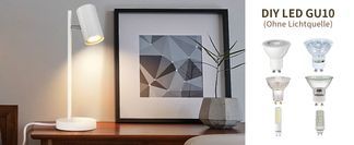 Austauschbare GU10 Glühbirnen für individuelles Ambiente