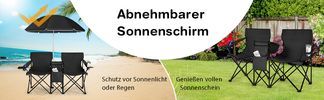 Abnehmbarer Sonnenschirm
