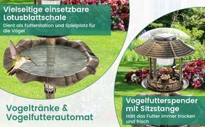 Fütterung & Baden für Vögel