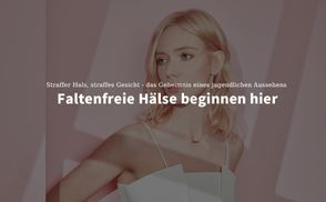 Lassen Sie nicht zu, dass Ihre Halshaut Ihr Alter zeigt!