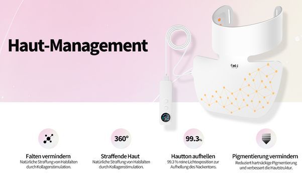 Cool i® Nacken & Oberkörper Rotlichttherapie – Anti Aging mit 660 nm & 850 nm Licht