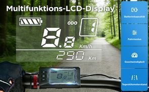Multifunktionales LCD Display & Fahrmodi