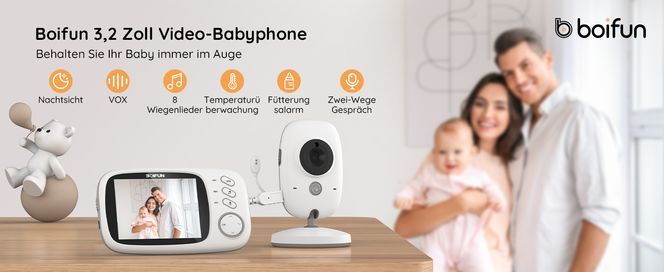 BOIFUN Babyphone mit Kamera