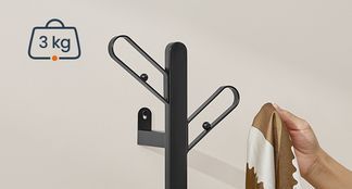 4 große Kleiderhaken