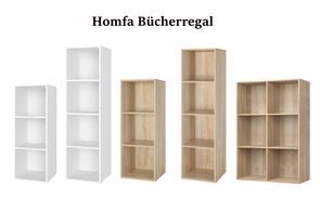 Frei kombinierbar mit Homfa Bücherregal