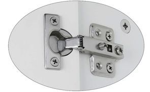 Metal door hinges