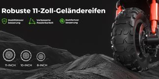 11 Zoll extra breite Off Road Luftreifen