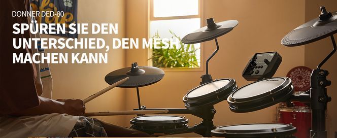 Donner DED 80 – Ihr leises E Drum Set für Kreativität & Komfort