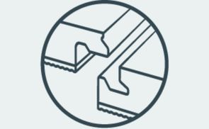 Schnell verlegt Effizient und einfach