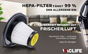 Mit HEPA Filter gegen Allergene – waschbar & nachhaltig | Va