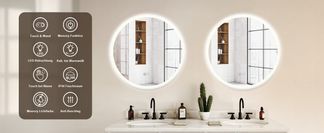 Modernes LED Badspiegel Design mit maximalem Komfort: