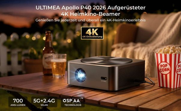 ULTIMEA Apollo P40 Beamer 4K Heimkino