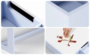 Glatte Kante / Sicher aufklappbare Nut