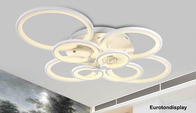 Eurotondisplay LED Deckenleuchte mit Fernbedienung 