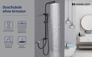 Multifunktionales verstellbares Duschsystem Ohne Armatur