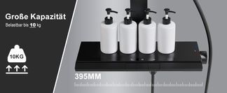 Robust storage surface with high capacity for your bathroom