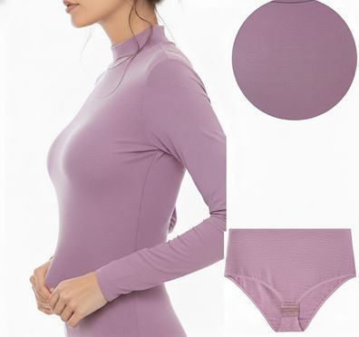 Premium Baumwoll Stretch Body mit Figurbetontem Schnitt
