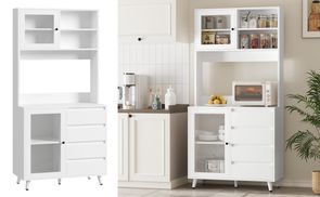 Tall cabinet for kitchen and dining room