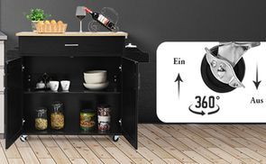 Einfache Bewegung mit feststellbaren Rädern