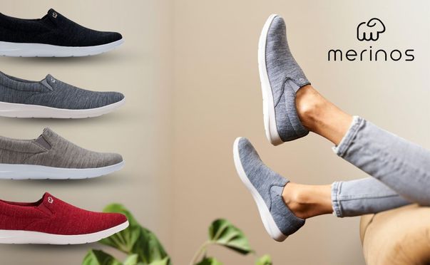 Stil trifft Komfort MERINOS Damen Sneaker mit Slip On Funktion